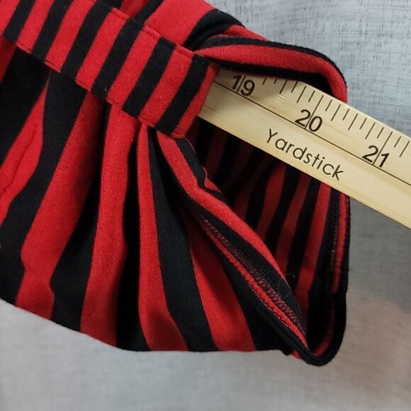 Cute Ruby Red Stiped Teeshirt - Picture 4 of 9